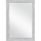Wholesale - 29.5"x41.5" GRAY WOODGRAIN WALL MIRROR C/P 1, UPC: 044021669495